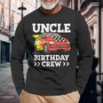 Uncle Birthday Crew Race Car Racing Car Theme Long Sleeve T-Shirt T-Shirt Gifts for Old Men