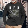 Us Air Force Support Red Friday Remember Everyone Deployed Long Sleeve T-Shirt Gifts for Old Men