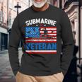 Us Submariner Veteran Submarine Day Long Sleeve T-Shirt Gifts for Old Men