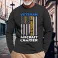 Uss America Cv-66 Aircraft Carrier Veterans Day Sailors Long Sleeve T-Shirt Gifts for Old Men