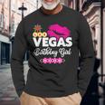 Vegas Birthday Girl Vegas 2023 Girls Trip Vegas Birthday Long Sleeve T-Shirt T-Shirt Gifts for Old Men