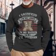 Veterans Are Not Suckers Or Losers I Sacrificed Perfect Gift Men Women Long Sleeve T-shirt Graphic Print Unisex Gifts for Old Men