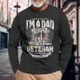 Veterans Day Dad Veteran Grandpa Vietnam Vet Men Women Long Sleeve T-shirt Graphic Print Unisex Gifts for Old Men