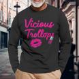 Vicious Trollop Lipstick Png Men Women Long Sleeve T-shirt Graphic Print Unisex Gifts for Old Men