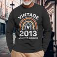 Vintage 2013 Limited Edition 10 Year Old 10Th Birthday Long Sleeve T-Shirt Gifts for Old Men