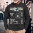Vintage Astrology May June Birthday Zodiac Sign Retro Gemini Long Sleeve T-Shirt T-Shirt Gifts for Old Men