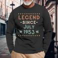 Vintage Legend Seit Juli 1953 Geburtstag Männer Frauen Langarmshirts Geschenke für alte Männer