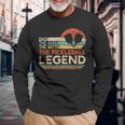 Vintage Pickleball Dad The Man The Myth The Legend Long Sleeve T-Shirt Gifts for Old Men