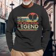 Vintage Ping Pong Dad Man The Myth The Legend Table Tennis Long Sleeve T-Shirt Gifts for Old Men