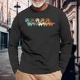 Vintage Retro Skunk Animal Lover Zookeeper Long Sleeve T-Shirt Gifts for Old Men