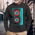 Vintage Retro Tuor Vintage Cassette Pop Art Style Long Sleeve T-Shirt Gifts for Old Men