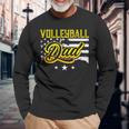 Volleyball Dad American Flag Long Sleeve T-Shirt T-Shirt Gifts for Old Men