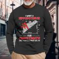 I Want A Hippopotenuse For Christmath Math Teacher Christmas Tshirt Long Sleeve T-Shirt Gifts for Old Men