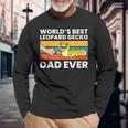 Worlds Best Leopard Gecko Dad Ever Long Sleeve T-Shirt T-Shirt Gifts for Old Men