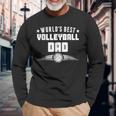 Worlds Best Volleyball Dad Sports Parent Long Sleeve T-Shirt T-Shirt Gifts for Old Men