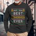 Xmas Matching Best Coworker Ever Ugly Christmas Sweater Long Sleeve T-Shirt Gifts for Old Men