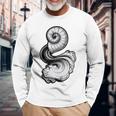 Black Art Aquarius Lover Aquarius Horoscope Long Sleeve T-Shirt Gifts for Old Men