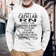 Being A Cath Lab Rn Like Riding A Bike Long Sleeve T-Shirt Gifts for Old Men