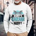 Daddys Garage Buddy Dad Mechanic Car Technician Meaningful Long Sleeve T-Shirt Gifts for Old Men