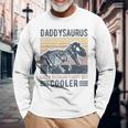 Daddysaurus Funny Like A Regular Daddy But Cooler T-Rex Men Women Long Sleeve T-shirt Graphic Print Unisex Gifts for Old Men