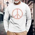 Edition Limitée Peace And Love Long Sleeve T-Shirt Geschenke für alte Männer