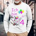 Einhorn Langarmshirts für Mädchen 4 Jahre, Zauberhaftes Einhorn-Motiv Geschenke für alte Männer