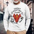 Ghost Hunting Club Baseball Long Sleeve T-Shirt T-Shirt Gifts for Old Men