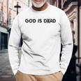 God Is Dad Long Sleeve T-Shirt T-Shirt Gifts for Old Men