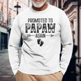 Promoted To Papaw Again Vintage Fathers Day For Dad Long Sleeve T-Shirt Gifts for Old Men