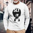 Sly Stone Portrait Tshirt Men Women Long Sleeve T-Shirt T-shirt Graphic Print Gifts for Old Men