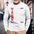 Trump 2024 Trump Truth Really Upset Most People America Flag V2 Long Sleeve T-Shirt Gifts for Old Men