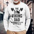 Wikinger Dad Langarmshirts, Lustiges Weihnachten Papa Geschenk Geschenke für alte Männer