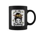 11Th Birthday Decorations Girl Messy Bun 11 Years Old Bday Coffee Mug