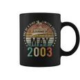 20 Year Old Awesome Since May 2003 20Th Birthday Coffee Mug