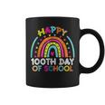 Happy 100Th Day Of School Teacher Kids 100 Days Rainbow  V6 Coffee Mug