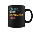 60 Years Old Gifts Legend Since September 1963 60Th Bday Men Coffee Mug