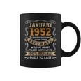 71 Years Old Gifts Decoration January 1952 71St Birthday Coffee Mug
