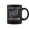 A Coast Guard Legend Has Retired Vintage Uscg Military Flag Coffee Mug