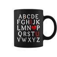 Alphabet Abc I Love You Valentines Day Heart Gifts Him Her Coffee Mug