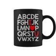 Alphabet Abc I Love You Valentines Day Heart Gifts V2 Coffee Mug