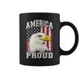 America Proud American Eagle Us Flag 4Th Of July Coffee Mug