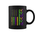 American Flag Mardi GrasMardi Gras Crawfish Outfit  Coffee Mug