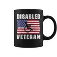American Flag Retro Vintage Disabled Veteran Retro Vintage Coffee Mug
