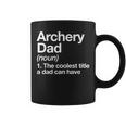 Archery Dad Definition Funny Sports Coffee Mug