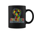 Autism Dad His Fight Is My Fight Puzzle Fist Coffee Mug