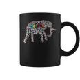 Autism Mom Elephant Puzzle Pieces Autism Supporter Outfit Coffee Mug