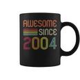 Awesome Since 2004 19Th Birthday Retro Coffee Mug