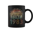 Awesome Since June 1983 40Th Birthday Gifts For 40 Year Old Coffee Mug