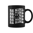 Be Kind Retro Happy Face – Vintage Positivity Coffee Mug