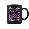 Beads And Bling Its A Mardi Gras Thing Funny Beads Bling Coffee Mug